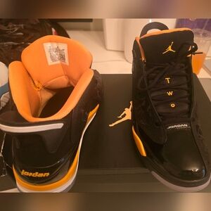 Nike Air Jordan Dub Zero Taxi Black/Yellow Mens Size 13